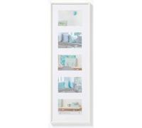 walther Design Picture Frame White 5X 10x15 cm Gallery with PassepArtout, New Lifestyle Plastic Frame KV515W