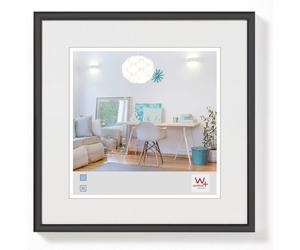Walther New Lifestyle Photo Frame Black 12x12 inch - (Insert 7x7 inch)