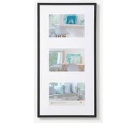 Walther New Lifestyle Photo Frame Black 20x10 inch - (Insert for 3x 7x5 inch)