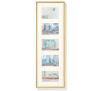 Walther New Lifestyle Photo Frame Gold 28x9 inch - (Insert for 5x 6x4 inch)