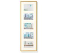 Walther New Lifestyle Photo Frame Gold 28x9 inch - (Insert for 5x 6x4 inch)