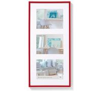 Walther New Lifestyle Photo Frame Red 20x10 inch - (Insert for 3x 7x5 inch)