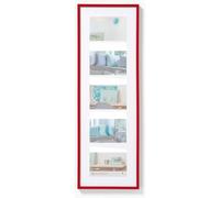 Walther New Lifestyle Photo Frame Red 28x9 inch - (Insert for 5x 6x4 inch)