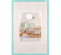 walther design New Lifestyle KV130U Plastic Picture Frame, 21 x 29.7 cm, DIN A4, Turquoise