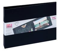 Walther Pimp and Create Scrapbook Horizontal Photo Album | 24 Photos | Black