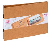 Walther Pimp and Create Scrapbook Horizontal Photo Album | 24 Photos | Brown