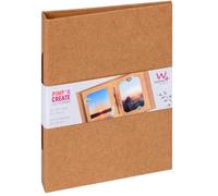 Walther Pimp and Create Scrapbook Vertical Photo Album | 24 Photos | Brown