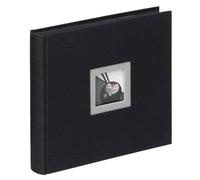 Walther Small Black and Taupe Traditional Photo Album - 50 Black Sides