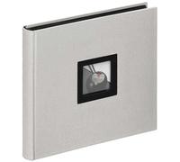 Walther Small Taupe and Black Traditional Photo Album - 50 Black Sides