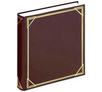 Walther Standard Burgundy Traditional Photo Album - 100 Sides