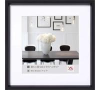 Walther Steel Style Photo Frame Black 8x8 Inch