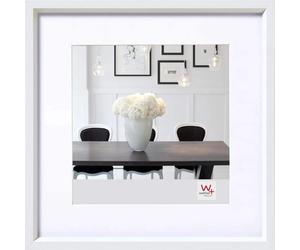 Walther Steel Style Photo Frame White 8x8 Inch