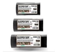 Walther Strong 200mm x 20m Sleeper Tape. Non-Butyl Tape for Flower Bed Sleeper Protection From Moisture And Rot. Weatherproof Sealant Tape for Sleepers. Permanent Adhesive Bond For 25 years