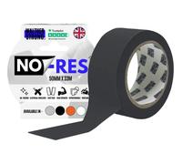 Walther Strong No-Residue Tape 50mm x 33m Black 1 Roll. High Performance Tape, Extra Strong Adhesive, Hand Tearable Reusable. Multi Use Perfect For Commercial Uses and Arts & Crafts.
