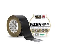 Walther Strong Non-Butyl Deck Tape 50MM x 20M - Superior To Butyl Tape. Weather-Resistant & Waterproof Long Lasting Protection Flashing Tape Ideal for Wood Decks Beams Roof Outdoor