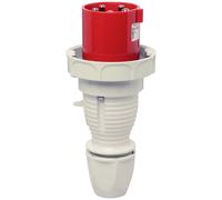 Walther Werke 268 CEE plug 63A 5-pin 400V 1pc industrial connector red