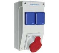 Walther Werke 6920117 CEE Power Distributor, 32A, RCD, 3 MCB, 16A ...