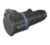 Walther Neo CEE Type 240v Coupler 16 Amp 3 pin 2P + E Blue - FW311306CC