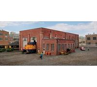 Walthers 532923 Diesel Locomotive Shed, 2-Station, Track: H0, Model Railway Stations and Railway Buildings 1:87 Scale