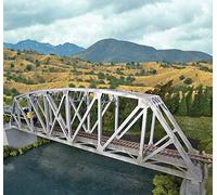 Walthers Cornerstone 933-4521 Single Track Railroad Arched Pratt Truss Bridge Kit