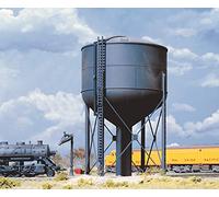 Walthers Cornerstone HO Scale Steel Water Tank Structure Kit Grey, 8