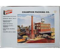 Walthers HO Scale Cornerstone Series174 Champion Packing Plant 16-3/8 x 7-1/8 x 5-15/16" 40.9 x 17.8 x 13.2cm, Grey