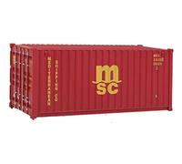 Walthers SceneMaster RS MSC Container, 20', Red