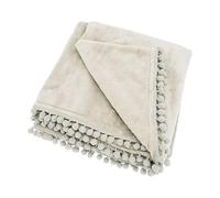 Walton & Co Cashmere Touch Linen Fleece Throw