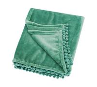 Walton & Co Cashmere Touch Moss Fleece Throw