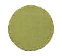 Walton & Co Circular Jute Placemat Olive