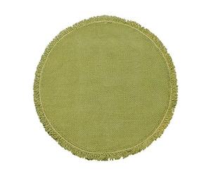 Walton & Co Circular Jute Placemat Olive
