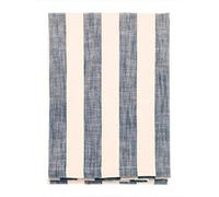 Walton & Co Flint Blue Wide Stripe Tablecloth 150X300Cm
