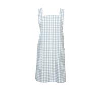 Walton & Co Gingham Blue Crossback Apron