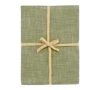 Walton & Co Olive Chambray 130 x 180cm Tablecloth