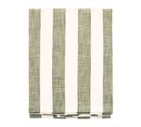 Walton & Co Olive Wide Stripe Tablecloth 150X240Cm