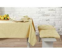 Walton & Co Saffron Chambray Tablecloth 130x230cm