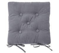 Walton & Co Storm Grey Seat Pad with Ties