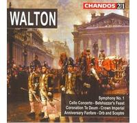 WALTON/MILNES/KIRSHBAUM/WILLCOCKS: BELSHAZZAR'S FEAST/CELLO CONCERTO/SYMPHO - CD