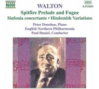 Walton Spitfire Prelude Fugue, Sinfonia Concertante, Hindemith Variations