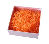 Waltonalice 1000 g Gift Filling Material Raffia Hamper Shred Shred Paper Raffia Shredded Paper Filling Paper Gift for Gift Box DIY Decoration Gift Box Packages 16# Orange Red