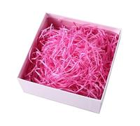 Waltonalice 500 g Gift Filling Material Raffia Hamper Shred Shred Paper Raffia Shredded Paper Filling Paper Gift for Gift Box DIY Decoration Gift Box Packages 3# Rose Red
