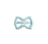 Waltonalice Hair Clips Bow Shape Hair Clip with Small Bows, Small Iron Miss for Fine Hair, Thick Hair and More Kawaii Hair Accessories for Women and Girls, Light Blue, Pack of 48