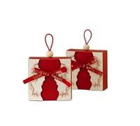 Waltonalice Pack of 80 Small Gift Boxes with Bow Love is Eternal Guest Gifts Wedding Gift Bags Candy Box for Wedding Party Birthday Festive Occasion Red