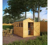 Waltons 10 X 5 Modular Shiplap Apex Outdoor Garden Storage Shed