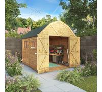 Waltons 10 X 8 Garden Workshop Shed Barn Double Door Tongue And Groove Toolshed