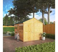 Waltons 10 X 8 Shiplap Apex Glass Glazed Modular Garden Storage Shed