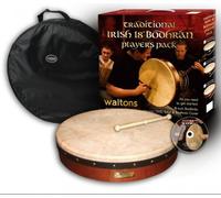 Waltons 18" Classic Brown Irish Celtic Bodhran