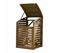 Waltons 3 X 3 Wooden Single Wheelie Bin Store Garden Tidy Pressure Treated