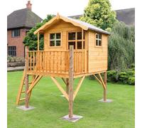 Waltons 5 X 5 Wooden Playhouse Wendy House With Tower