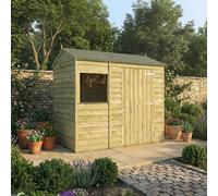 Waltons 6 X 4 Overlap Reverse Apex Wooden Garden Storage Shed